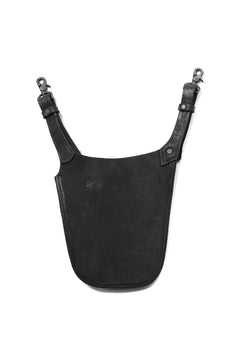 Load image into Gallery viewer, ISAMU KATAYAMA BACKLASH WAIST HANG BAG / DOUBLE-SHOULDER OBJECT DYED (BLACK)