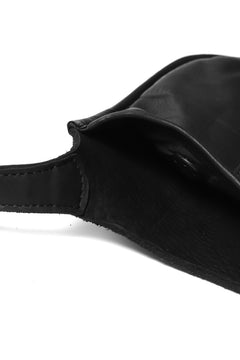 Load image into Gallery viewer, ISAMU KATAYAMA BACKLASH WAIST HANG BAG / DOUBLE-SHOULDER OBJECT DYED (BLACK)