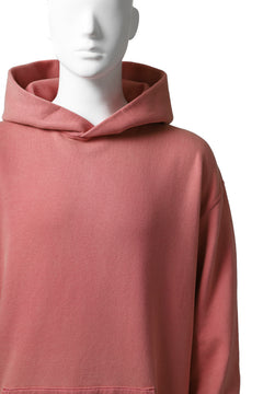 画像をギャラリービューアに読み込む, Y's REGULAR FIT LOGO SWEATER HOODIE - used finish (PINK)