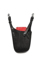 Load image into Gallery viewer, ISAMU KATAYAMA BACKLASH WAIST HANG BAG / DOUBLE-SHOULDER OBJECT DYED (BLACK)