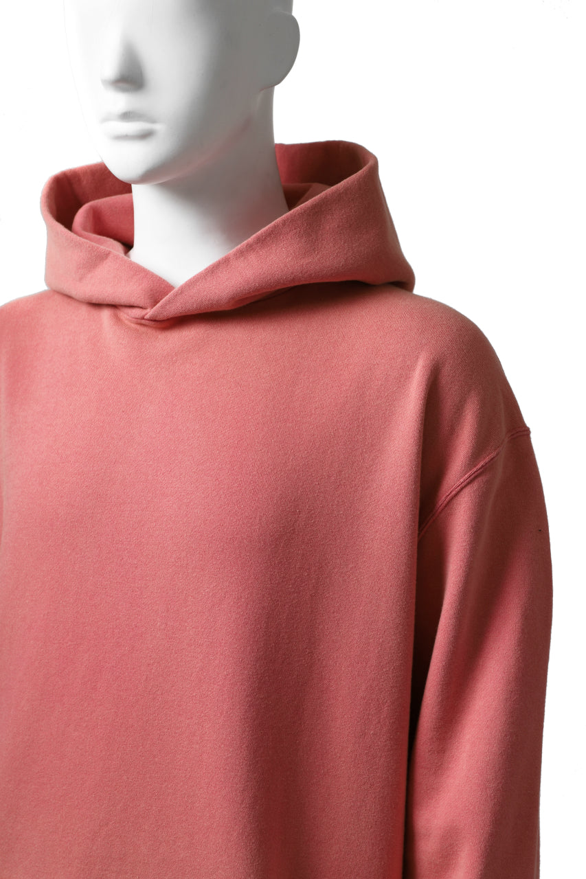 画像をギャラリービューアに読み込む, Y's REGULAR FIT LOGO SWEATER HOODIE - used finish (PINK)