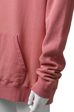 画像をギャラリービューアに読み込む, Y's REGULAR FIT LOGO SWEATER HOODIE - used finish (PINK)