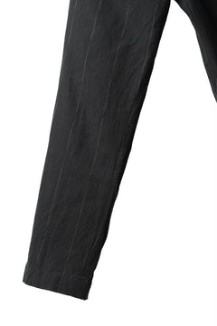 画像をギャラリービューアに読み込む, KLASICA MORROW-OCN TAPERED TROUSERS / IKAT DYED STRIPE COTTON  (CARBON)