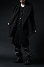画像をギャラリービューアに読み込む, forme d'expression exclusive Hooded Cardigan Short-Coat (Black)