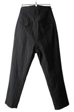 画像をギャラリービューアに読み込む, KLASICA MORROW-OCN TAPERED TROUSERS / IKAT DYED STRIPE COTTON  (CARBON)