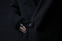 画像をギャラリービューアに読み込む, forme d'expression exclusive Hooded Cardigan Short-Coat (Black)