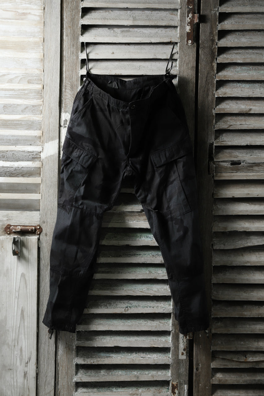 画像をギャラリービューアに読み込む, CHANGES VINTAGE REMAKE MILITARY CARGO TAPERED PANTS / WOODLAND CAMO (CHARCOAL DYED #A)
