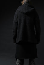 画像をギャラリービューアに読み込む, forme d'expression exclusive Hooded Cardigan Short-Coat (Black)