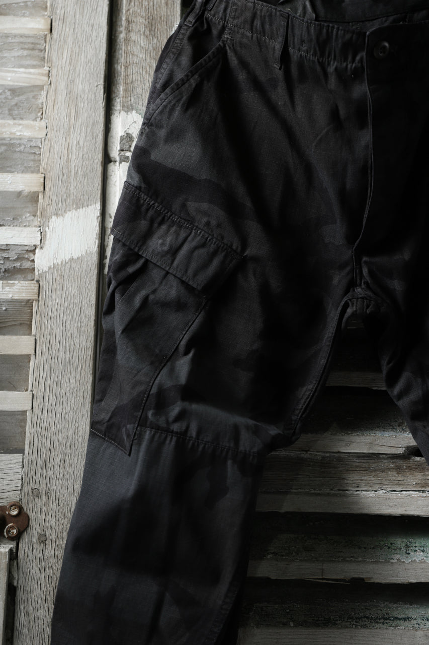 画像をギャラリービューアに読み込む, CHANGES VINTAGE REMAKE MILITARY CARGO TAPERED PANTS / WOODLAND CAMO (CHARCOAL DYED #A)