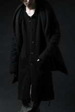画像をギャラリービューアに読み込む, forme d'expression exclusive Hooded Cardigan Short-Coat (Black)