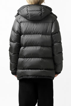 Load image into Gallery viewer, ISAMU KATAYAMA BACKLASH xx NANGA REVERSIBLE MOUNTAIN BELAY COAT / KANGAROO + NYLON x POLISH WHITE GOOSE (BLACK x GREY)