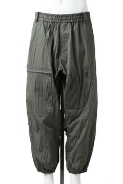 画像をギャラリービューアに読み込む, Y's.... WRINKLE TEXTURE TACTICAL PANTS (KHAKI)