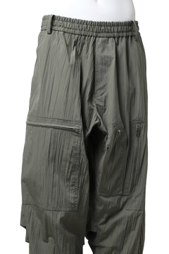 画像をギャラリービューアに読み込む, Y's.... WRINKLE TEXTURE TACTICAL PANTS (KHAKI)