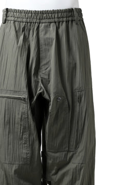 画像をギャラリービューアに読み込む, Y's.... WRINKLE TEXTURE TACTICAL PANTS (KHAKI)