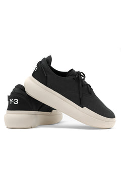 画像をギャラリービューアに読み込む, Y-3 Yohji Yamamoto AJATU COURT FORMAL SNEAKERS (BLACK/BLACK/CLEARBROWN)