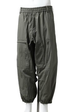 画像をギャラリービューアに読み込む, Y's.... WRINKLE TEXTURE TACTICAL PANTS (KHAKI)