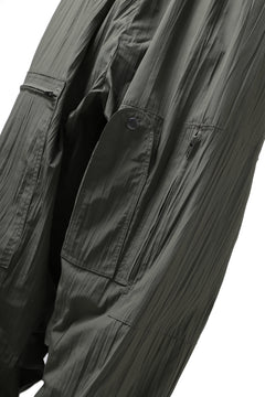 画像をギャラリービューアに読み込む, Y's.... WRINKLE TEXTURE TACTICAL PANTS (KHAKI)