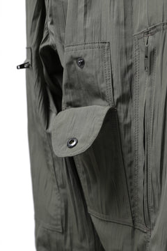画像をギャラリービューアに読み込む, Y's.... WRINKLE TEXTURE TACTICAL PANTS (KHAKI)