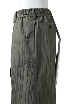 画像をギャラリービューアに読み込む, Y's.... WRINKLE TEXTURE TACTICAL PANTS (KHAKI)