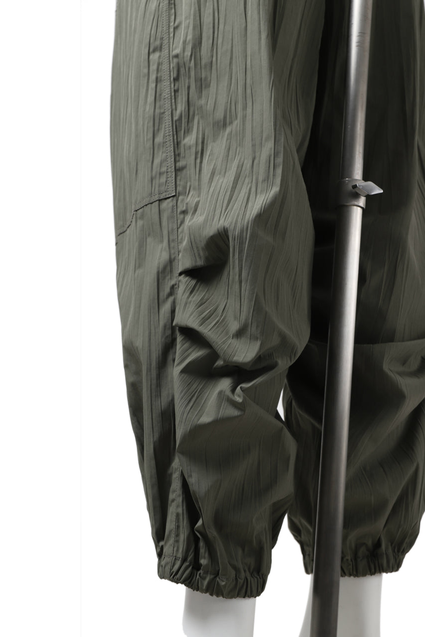 画像をギャラリービューアに読み込む, Y's.... WRINKLE TEXTURE TACTICAL PANTS (KHAKI)