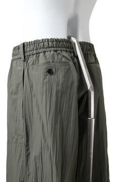 画像をギャラリービューアに読み込む, Y's.... WRINKLE TEXTURE TACTICAL PANTS (KHAKI)