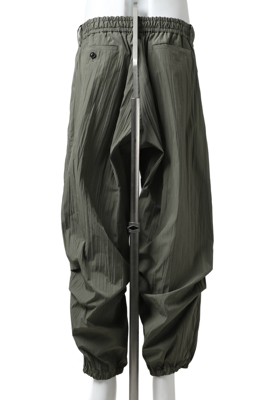 画像をギャラリービューアに読み込む, Y's.... WRINKLE TEXTURE TACTICAL PANTS (KHAKI)