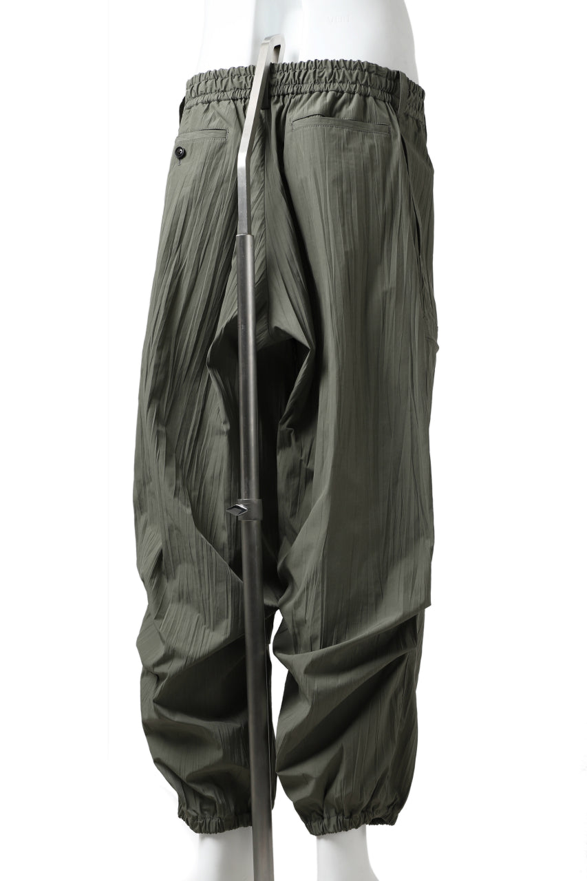 画像をギャラリービューアに読み込む, Y's.... WRINKLE TEXTURE TACTICAL PANTS (KHAKI)