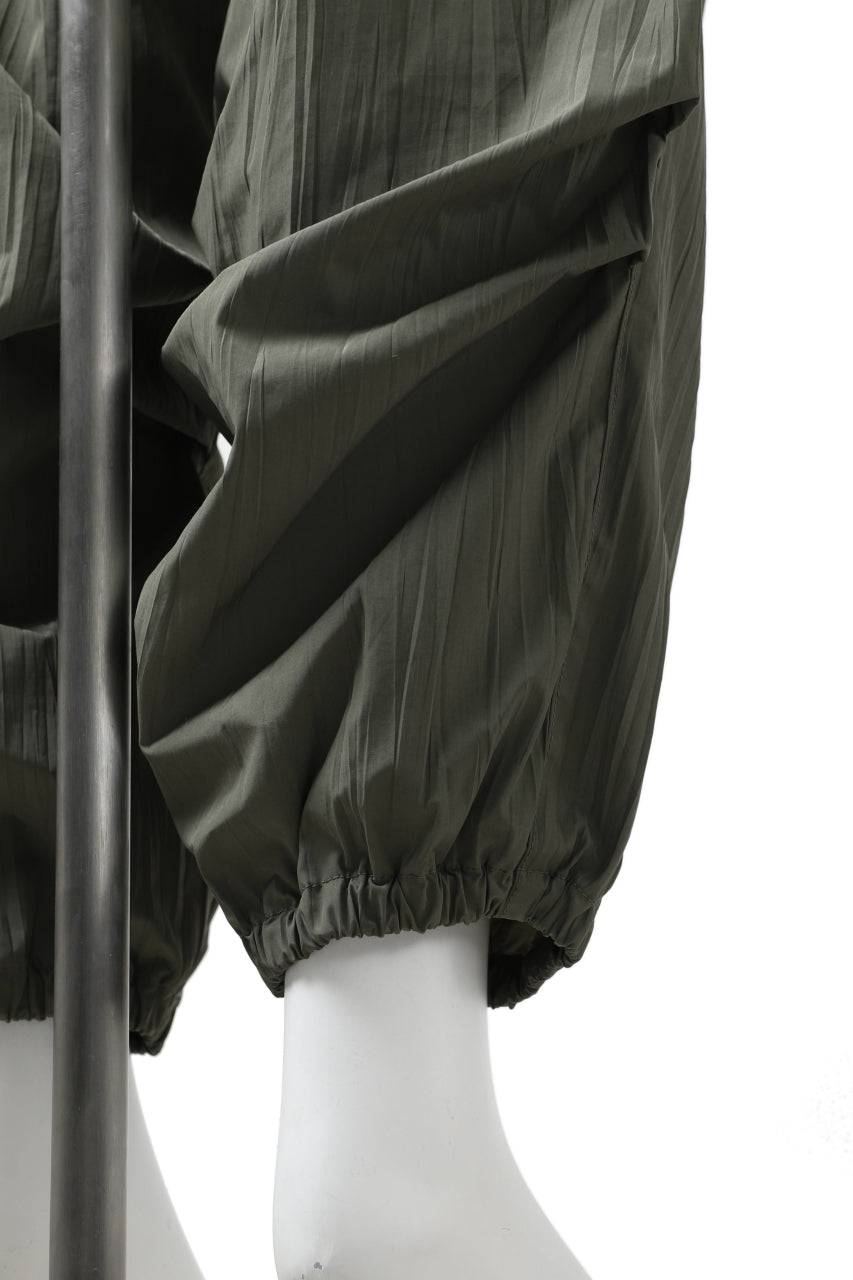 画像をギャラリービューアに読み込む, Y's.... WRINKLE TEXTURE TACTICAL PANTS (KHAKI)