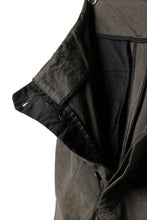 画像をギャラリービューアに読み込む, KLASICA MORROW-OCN TAPERED TROUSERS / IKAT DYED STRIPE COTTON  (CINNAMON)