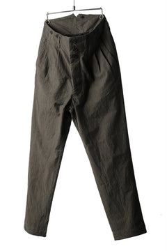 画像をギャラリービューアに読み込む, KLASICA MORROW-OCN TAPERED TROUSERS / IKAT DYED STRIPE COTTON  (CINNAMON)