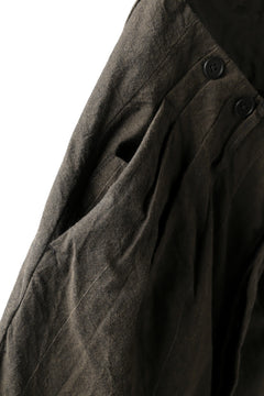 画像をギャラリービューアに読み込む, KLASICA MORROW-OCN TAPERED TROUSERS / IKAT DYED STRIPE COTTON  (CINNAMON)