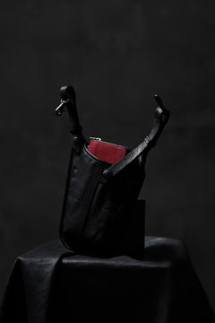 Load image into Gallery viewer, ISAMU KATAYAMA BACKLASH WAIST HANG BAG / DOUBLE-SHOULDER OBJECT DYED (BLACK)