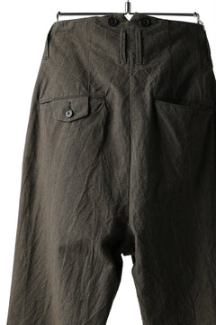 画像をギャラリービューアに読み込む, KLASICA MORROW-OCN TAPERED TROUSERS / IKAT DYED STRIPE COTTON  (CINNAMON)