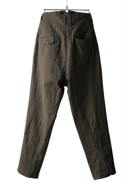 画像をギャラリービューアに読み込む, KLASICA MORROW-OCN TAPERED TROUSERS / IKAT DYED STRIPE COTTON  (CINNAMON)