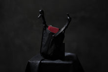 Load image into Gallery viewer, ISAMU KATAYAMA BACKLASH WAIST HANG BAG / DOUBLE-SHOULDER OBJECT DYED (BLACK)