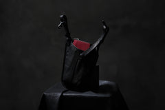 Load image into Gallery viewer, ISAMU KATAYAMA BACKLASH WAIST HANG BAG / DOUBLE-SHOULDER OBJECT DYED (BLACK)