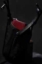 Load image into Gallery viewer, ISAMU KATAYAMA BACKLASH WAIST HANG BAG / DOUBLE-SHOULDER OBJECT DYED (BLACK)