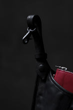 Load image into Gallery viewer, ISAMU KATAYAMA BACKLASH WAIST HANG BAG / DOUBLE-SHOULDER OBJECT DYED (BLACK)