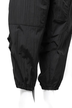 画像をギャラリービューアに読み込む, Y's.... WRINKLE TEXTURE TACTICAL PANTS (BLACK)