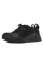 画像をギャラリービューアに読み込む, BORIS BIDJAN SABERI HORSE LEATHER LOW CUT SNEAKER / WASHED AND HAND TREATED "BAMBA2.1" (BLACK)