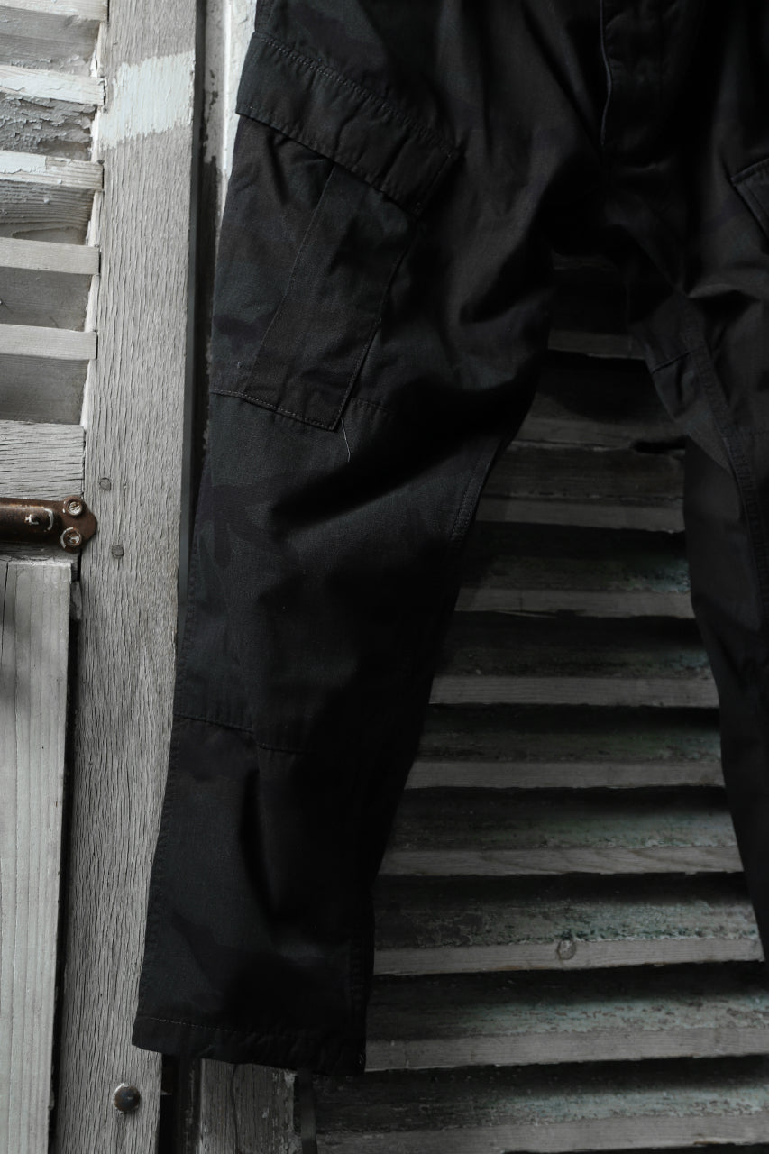 画像をギャラリービューアに読み込む, CHANGES VINTAGE REMAKE MILITARY CARGO TAPERED PANTS / WOODLAND CAMO (CHARCOAL DYED #C)