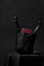 Load image into Gallery viewer, ISAMU KATAYAMA BACKLASH WAIST HANG BAG / DOUBLE-SHOULDER OBJECT DYED (BLACK)
