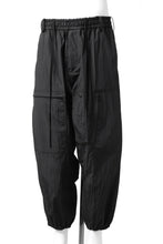 画像をギャラリービューアに読み込む, Y's.... WRINKLE TEXTURE TACTICAL PANTS (BLACK)