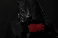 Load image into Gallery viewer, ISAMU KATAYAMA BACKLASH WAIST HANG BAG / DOUBLE-SHOULDER OBJECT DYED (BLACK)