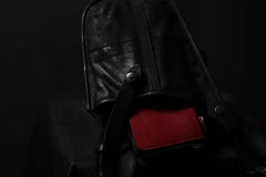Load image into Gallery viewer, ISAMU KATAYAMA BACKLASH WAIST HANG BAG / DOUBLE-SHOULDER OBJECT DYED (BLACK)