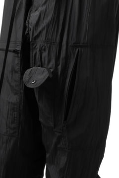 画像をギャラリービューアに読み込む, Y's.... WRINKLE TEXTURE TACTICAL PANTS (BLACK)