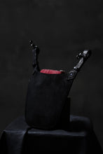 Load image into Gallery viewer, ISAMU KATAYAMA BACKLASH WAIST HANG BAG / DOUBLE-SHOULDER OBJECT DYED (BLACK)