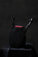 Load image into Gallery viewer, ISAMU KATAYAMA BACKLASH WAIST HANG BAG / DOUBLE-SHOULDER OBJECT DYED (BLACK)