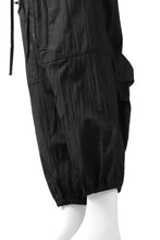 画像をギャラリービューアに読み込む, Y's.... WRINKLE TEXTURE TACTICAL PANTS (BLACK)