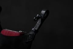 Load image into Gallery viewer, ISAMU KATAYAMA BACKLASH WAIST HANG BAG / DOUBLE-SHOULDER OBJECT DYED (BLACK)